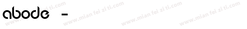 abode 仿宋字体转换